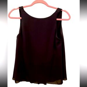 Alice + Olivia Black Sleeveless and low back top